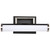 Satco 62-656 - Solano LED Vanity - 3000K - Black/Brushed Nickel, 13W 