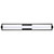 Satco 62-669 - Canal LED Large Vanity - 3000K - 39W Dimmable - Matte Black 
