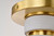 Satco 60-8001 - Collins 8" Flush Mount - Brushed Brass - 7.5" Dia 