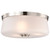 Satco 60-8220 - Lune 3-Light Flush Mount - Brushed Nickel - Indoor Ceiling 