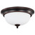 Satco 62-1558 - 13" LED Flush Mount - 3000K - 19W, Mahogany Bronze 
