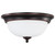 Satco 62-1558 - 13" LED Flush Mount - 3000K - 19W, Mahogany Bronze 