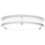 Satco 62-1875 - Glamour 10in LED Flush Mount - CCT Selectable - Brushed Nickel 