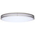 Satco 62-1881 - Glamour 32in LED Flush Mount - CCT Selectable - Brushed Nickel 