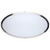 Satco 62-1881 - Glamour 32in LED Flush Mount - CCT Selectable - Brushed Nickel 