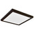 Satco 62-1926 - 9in Square LED Flush Ceiling Light - CCT Selectable - 11W Bronze 
