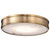 Satco 62-2121 - Kendall 14in LED Flush Mount - CCT Selectable - Burnished Brass 
