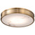 Satco 62-2121 - Kendall 14in LED Flush Mount - CCT Selectable - Burnished Brass 