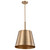 Satco 60-7938 - Alexis 1-Light Pendant - Burnished Brass - 15in Dia 