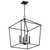 Satco 60-7941 - Emma 4-Light Small Pendant - Matte Black - E12 Base 