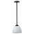 Satco 60-8012 - Collins 8 Inch Mini Pendant - Matte Black - Indoor 