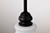 Satco 60-8024 - Russel 10 Inch Mini Pendant - Matte Black - Satin White Glass 
