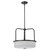 Satco 60-8037 - Warren 17 Inch Pendant - Gun Metal - 3-Light E26 Base 