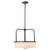 Satco 60-8037 - Warren 17 Inch Pendant - Gun Metal - 3-Light E26 Base 