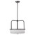 Satco 60-8037 - Warren 17 Inch Pendant - Gun Metal - 3-Light E26 Base 