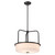 Satco 60-8037 - Warren 17 Inch Pendant - Gun Metal - 3-Light E26 Base 