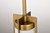 Satco 60-8043 - Roselle Mini Pendant - Natural Brass - E26 Base 