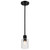 Satco 60-8064 - Clarksville 5in Mini Pendant - Matte Black - E26 Base 