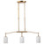 Satco 60-8208 - 3-Light Island Pendant - Burnished Brass - Kitchen Island 
