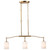 Satco 60-8208 - 3-Light Island Pendant - Burnished Brass - Kitchen Island 
