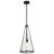 Satco 60-8256 - Valentine Medium Pendant - Black Hammered Glass 