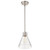 Satco 60-8337 - Gianna Mini Pendant - Brushed Nickel - Clear Glass Shade 