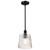 Satco 60-8606 - Grayson Small Pendant - Matte Black Finish - Indoor 