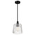 Satco 60-8606 - Grayson Small Pendant - Matte Black Finish - Indoor 
