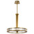 Satco 62-2013 - Darrow 24 Inch LED Pendant - Soft White - Vintage Brass, 40W 
