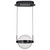 Satco 62-2031 - Arvada 8in LED Pendant - 3000K - Matte Black, 24W 