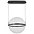 Satco 62-2034 - Arvada 20-Inch LED Pendant - 3000K - Matte Black 47W 