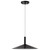 Satco 62-2072 - Corrine 14in LED Pendant - CCT Selectable - Matte Black 18W 