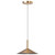 Satco 62-2091 - Corrine 10in LED Pendant - CCT Selectable - Burnished Brass 