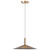 Satco 62-2092 - Corrine 14in LED Pendant - CCT Selectable - Burnished Brass 