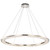 Satco 62-2447 - Nova 36in LED Round Pendant - 3000K - Polished Nickel K9 Crystal 