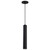 Satco 62-816 - Century 12W 16" LED Pendant - 3000K Soft White - Matte Black 
