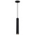 Satco 62-816 - Century 12W 16" LED Pendant - 3000K Soft White - Matte Black 