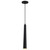 Satco 62-828 - Melrose 16" LED Pendant - 3000K - Matte Black/Brushed Brass, 12W Dimmable 