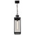 Satco 60-8514 - Luca Hanging Pendant - Sand Black Finish - Damp Rated 