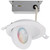 Satco S11293 - 4in Gimbaled LED Downlight - CCT Selectable - 9W Dimmable 