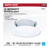 Satco S11647 - 10W 4" LED Downlight Retrofit - CCT Selectable - Wet Rated 