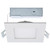 Satco S11829R1 - 10W LED 4-Inch Square Downlight - CCT Selectable - Wet Rated 