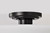 Satco 60-8035 - Warren 13in Semi-Flush Mount - Gun Metal - Satin White Glass 
