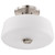 Satco 60-8229 - Lune 3-Light Semi-Flush - Brushed Nickel Finish 