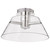 Satco 62-2054 - Edmond 17in LED Semi-Flush - 3000K - Polished Nickel - Dimmable 