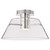 Satco 62-2054 - Edmond 17in LED Semi-Flush - 3000K - Polished Nickel - Dimmable 