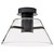 Satco 62-2063 - Edmond 14in LED Semi-Flush - 3000K - Matte Black, 12W Dimmable 
