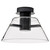Satco 62-2063 - Edmond 14in LED Semi-Flush - 3000K - Matte Black, 12W Dimmable 