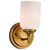 Satco 60-8661 - Solara 1-Light Wall Sconce - Natural Brass Finish 