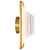 Satco 62-2414 - Idris LED Wall Sconce - 3000K - Vintage Brass, 9W 